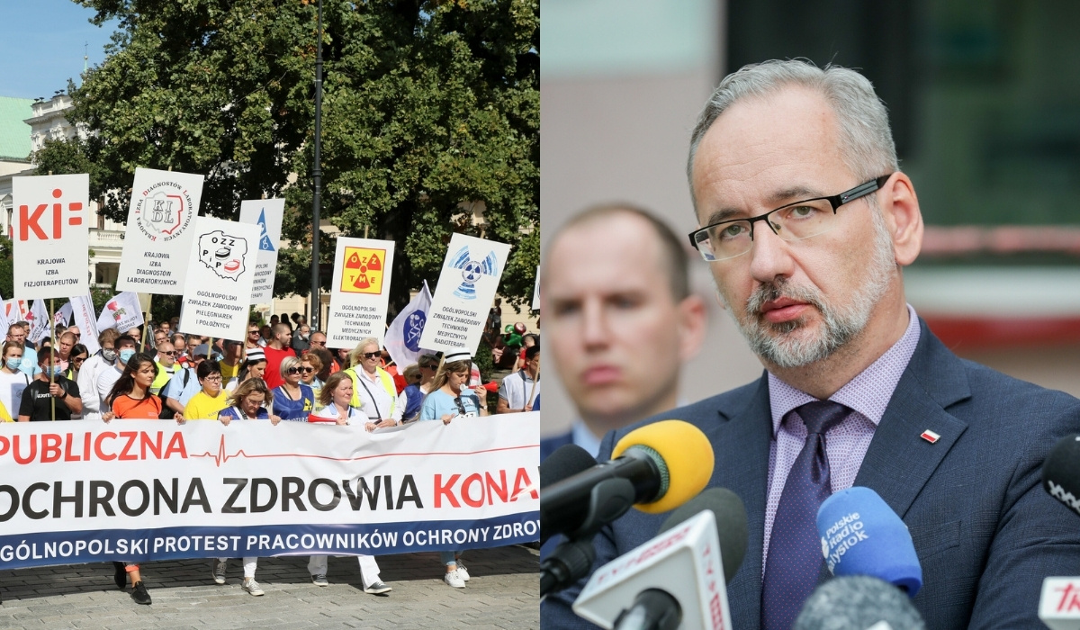 Minister zdrowia ogłasza porozumienie z medykami, ale nie z tymi, którzy protestują