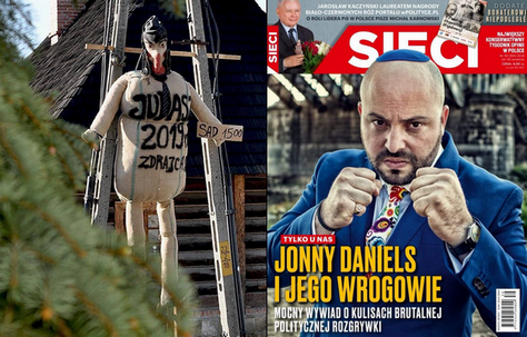 Jonny Daniels: ta kukła miała przypominać stereotypowego Żyda