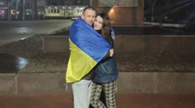 Ukraina: ślub pary, która poznała się w rosyjskim obozie jenieckim