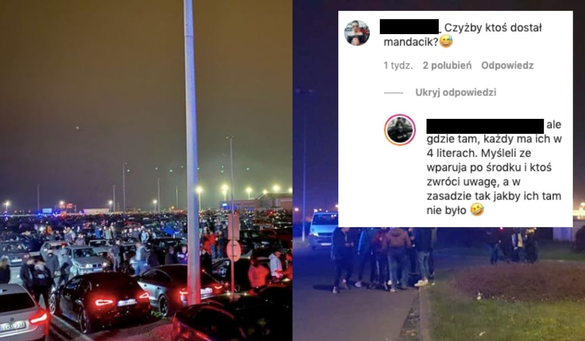 Nielegalna impreza pod Poznaniem. Policjanci rozdali 129 mandatów i zabrali 82 dowody rejestracyjne