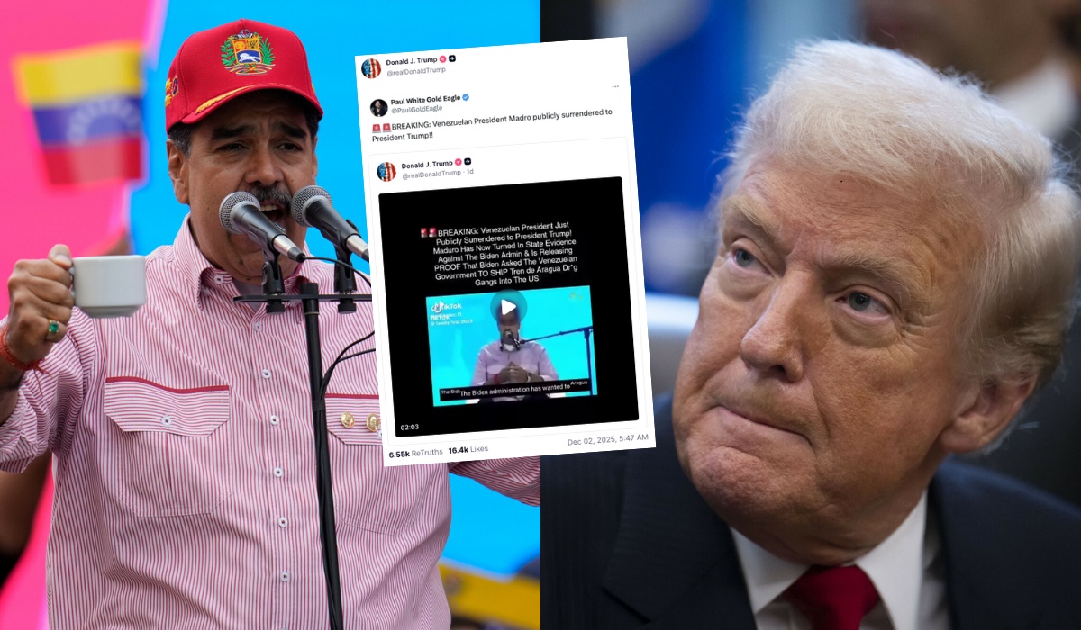 Donald Trump nabrał się na fejka i myślał, że Wenezuela mu się poddała
