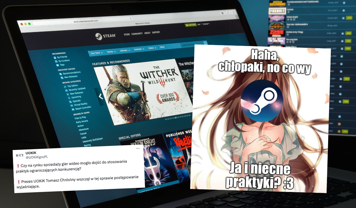 UOKiK sprawdza, czy Steam i inne platformy nie stosują niecnych praktyk, żeby zawyżać ceny gier