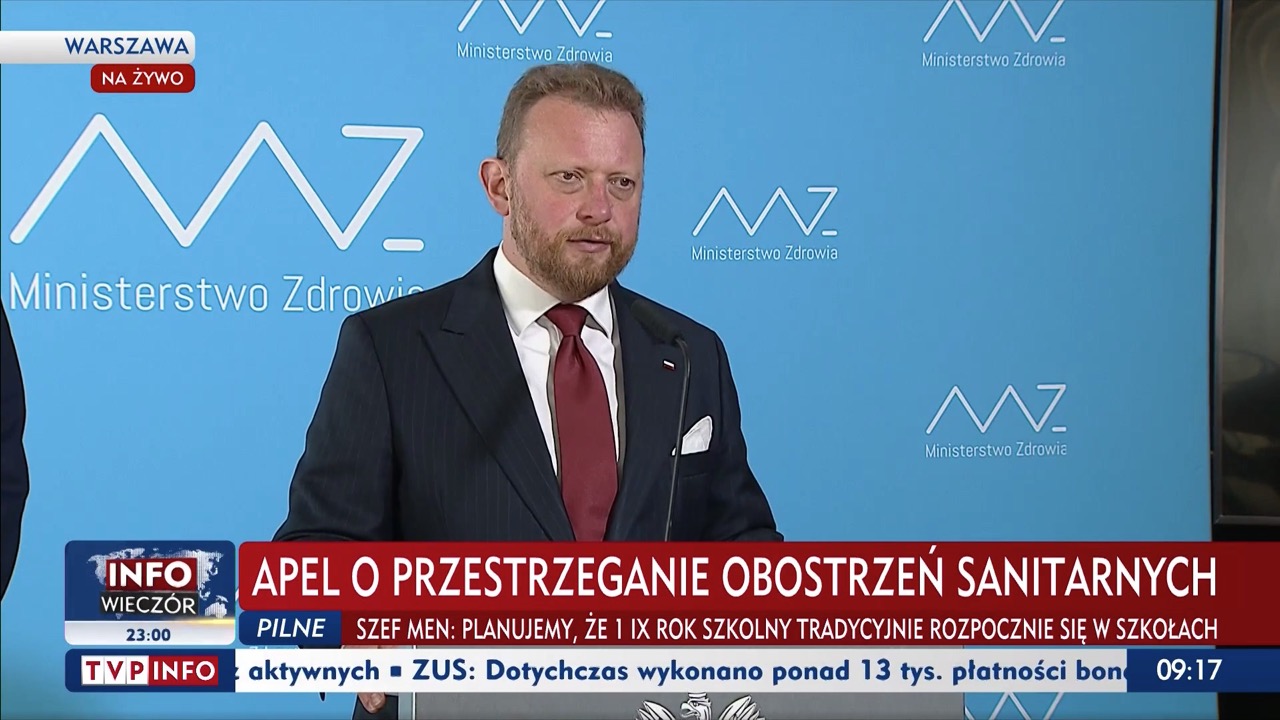 Szumowski opowiada o restrykcjach, broni beztroskich słów premiera i wzywa obywateli do "otrząśnięcia się z beztroski"