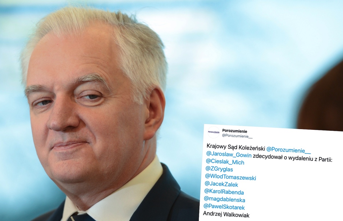 Nieporozumienie (hehe) w Porozumieniu Gowina, wyrzuconych aż ośmioro członków