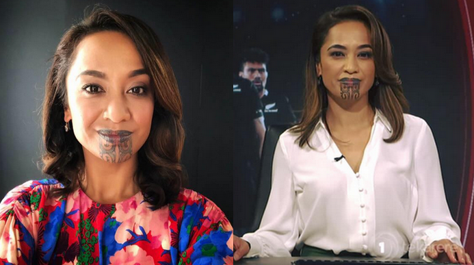 Jedyna na świecie dziennikarka i prezenterka z tatuażem na twarzy