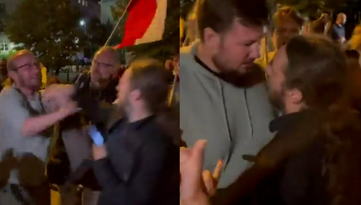 Poseł Sośnierz atakowany i popychany przed Sejmem po głosowaniu