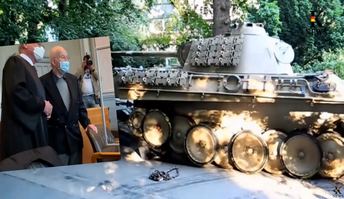 Niemcy: ruszył proces dziarskiego 84-latka, który w swojej piwnicy przechowywał czołgową "panterę"