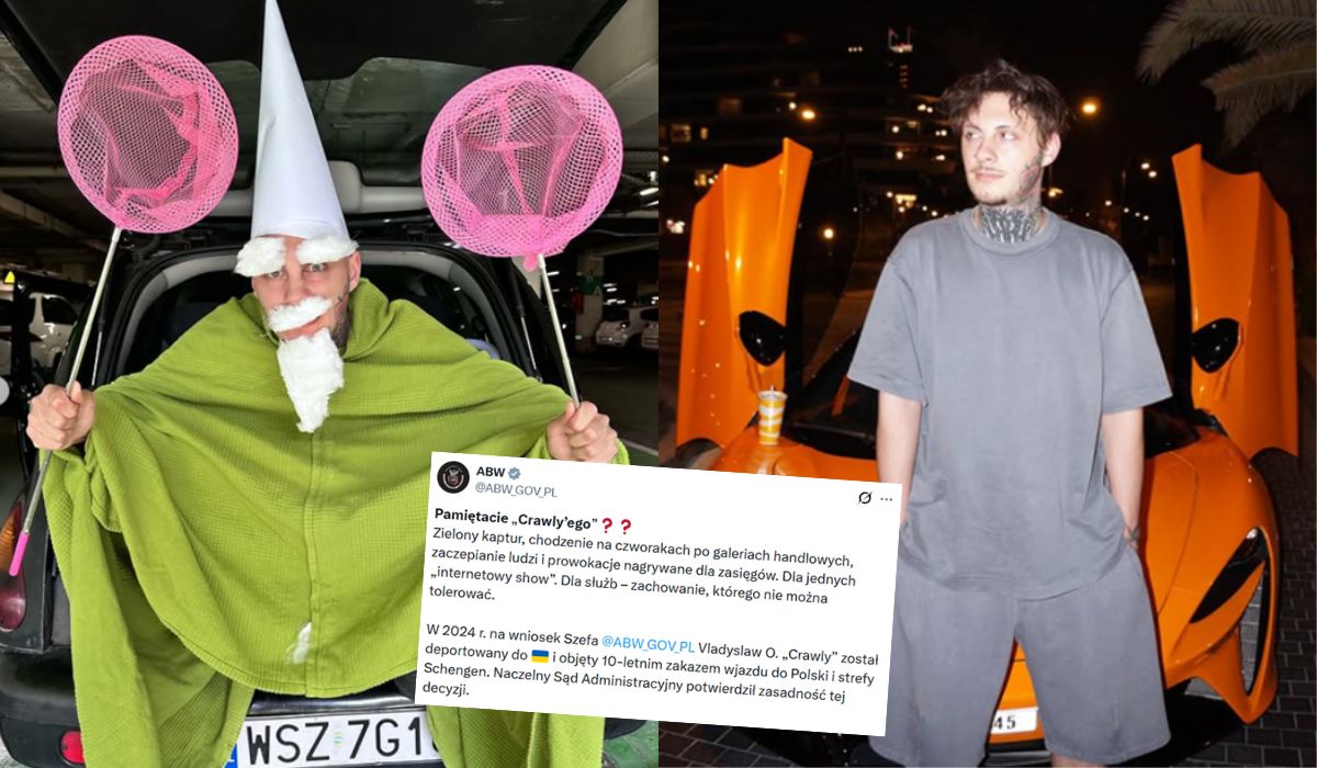 Gnom Crawly chciałby wrócić do pajacowania w Polsce, ale sąd podtrzymał jego zakaz wjazdu do kraju