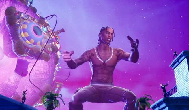 Koncert Travisa Scotta w Fortnite obejrzało 12 milionów osób