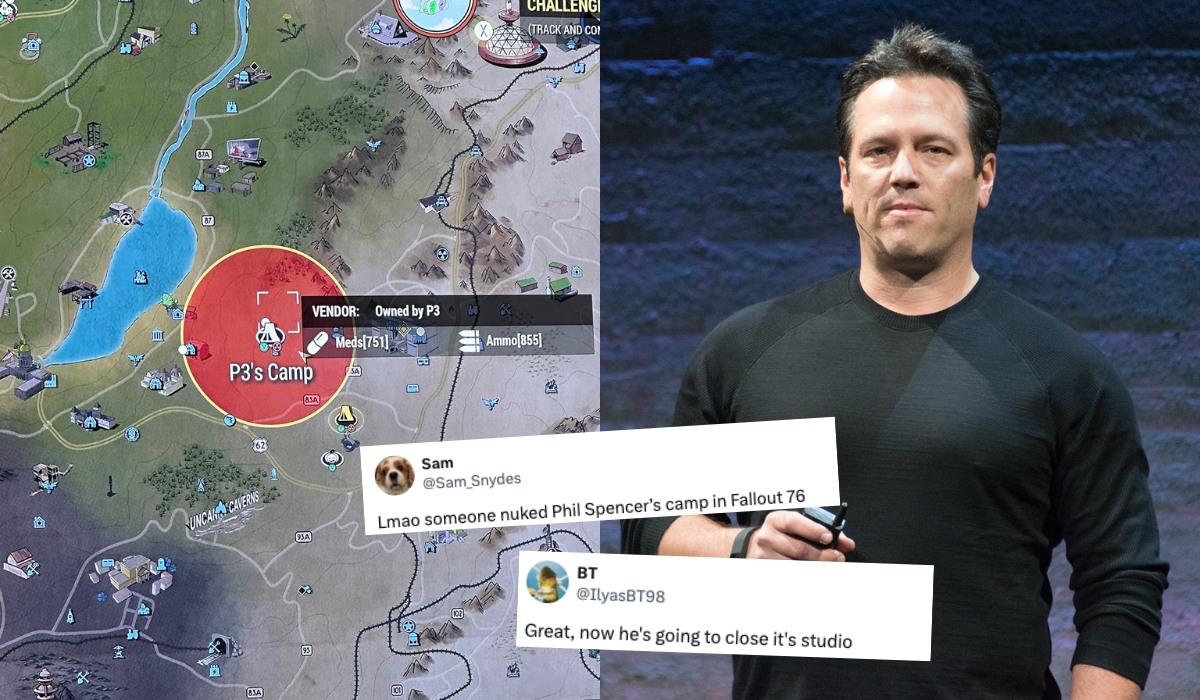 Gracze Fallout 76 zniszczyli w grze obóz szefa Microsoft Games