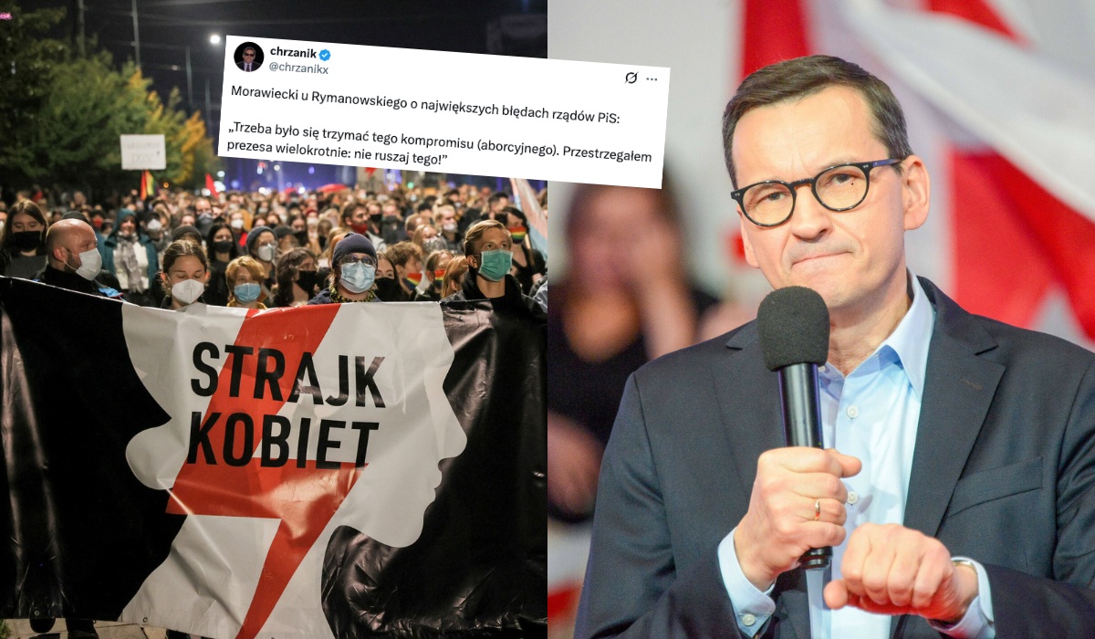 Morawiecki wyjawił, że nie chciał ruszać tematu aborcji i ostrzegał prezesa, że będzie problem