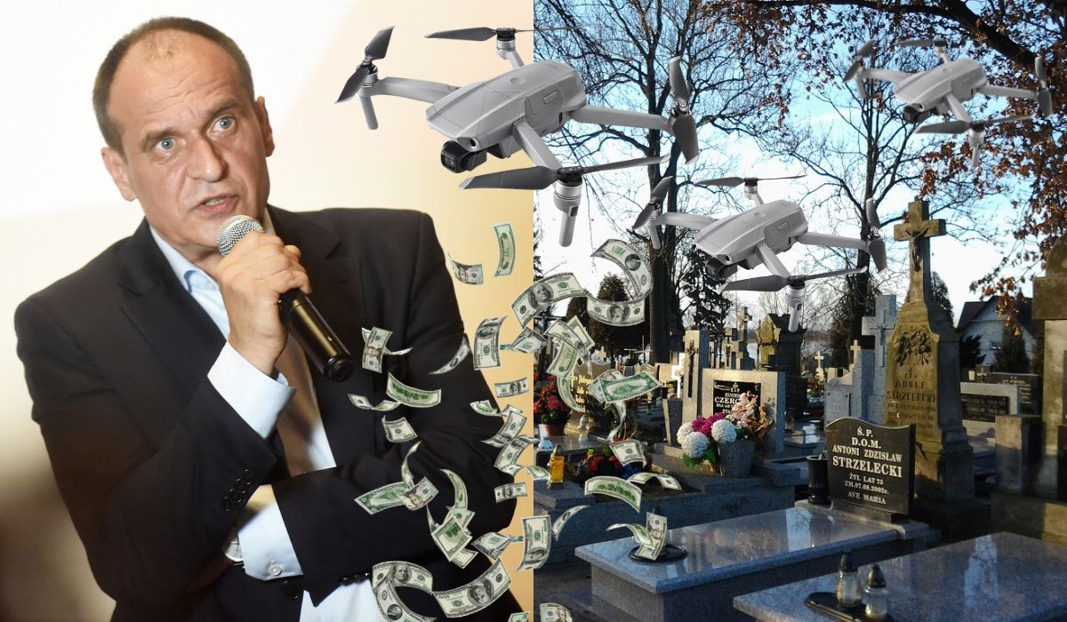 Fundacja Kukiza chce od rządu 3 mln zł na nagrywanie cmentarzy z dronów