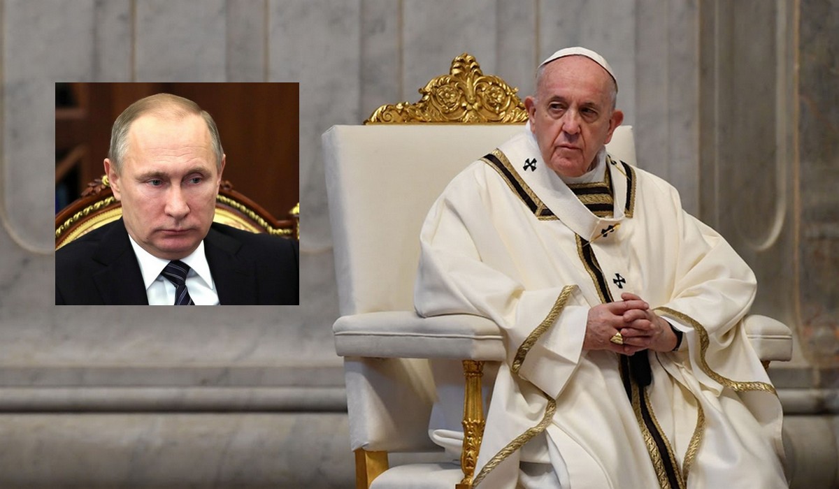 Papież zapewnia, że wcale nie popiera Putina, a słowa o "szczekaniu pod drzwiami Rosji przez NATO" nie były jego