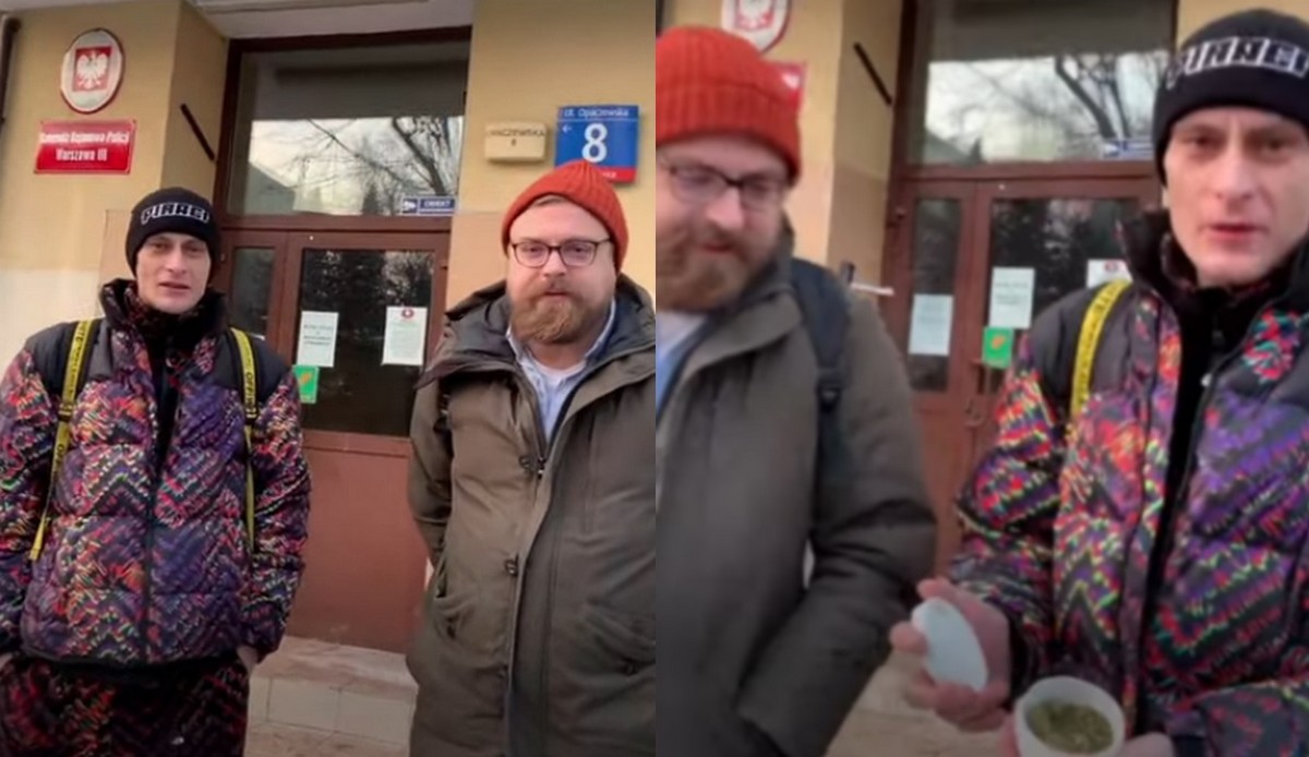 Kali poszedł na policję odebrać marihuanę i rzeczywiście odebrał