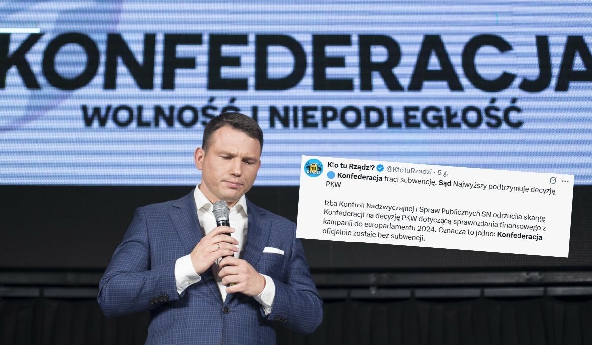 Przez błędy w rozliczeniach Konfederacja straciła dotację