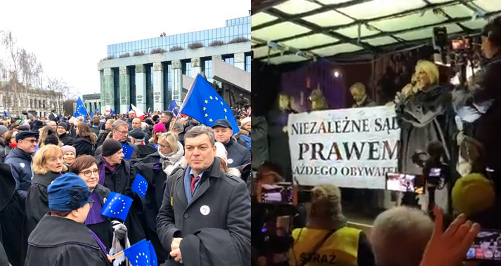 Ulicami Warszawy przeszedł "Marsz Tysiąca Tóg"