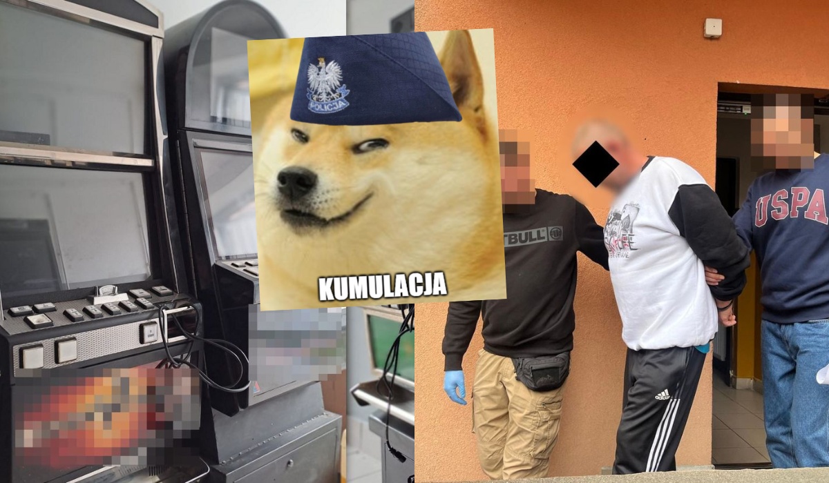 Puławy: mężczyzna zatrzymany za napad na salon gier, właścicielka salonu też, bo był nielegalny