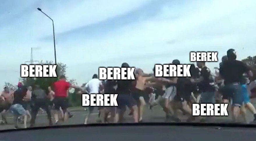 Ustawka ponad stu kiboli, uciekając staranowali policyjny samochód 