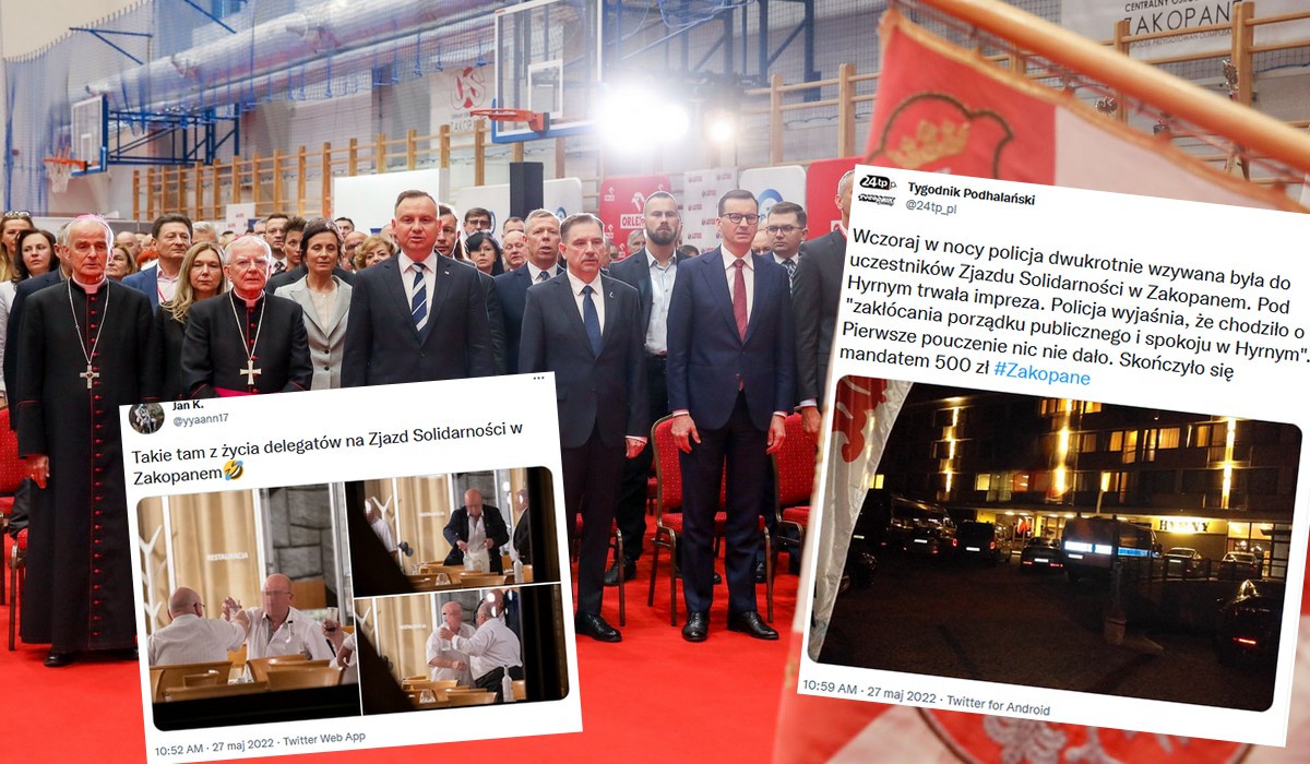 Delegaci Solidarności po spotkaniu z prezydentem poszli na wódeczkę i narobili trzody