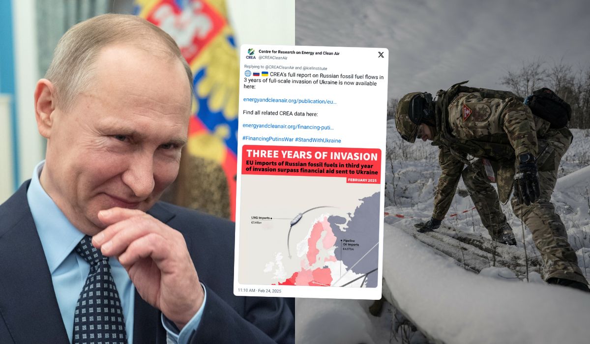 Raport: Unia Europejska więcej wydaje na paliwa z Rosji, niż na pomoc dla Ukrainy