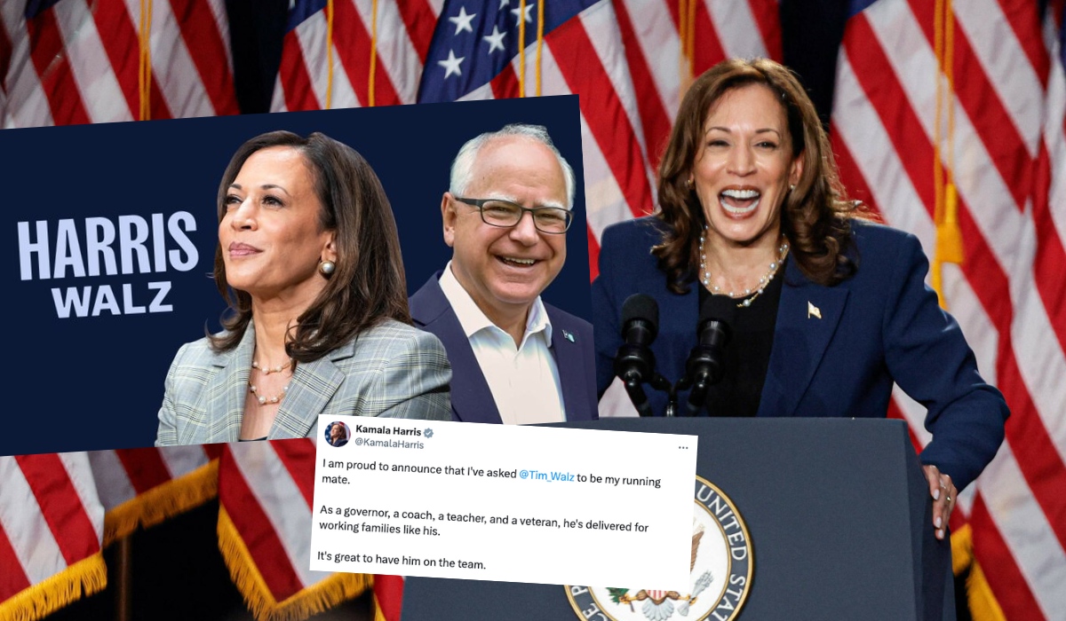Kamala Harris wybrała swojego kandydata na wiceprezydenta, to gubernator Minnesoty