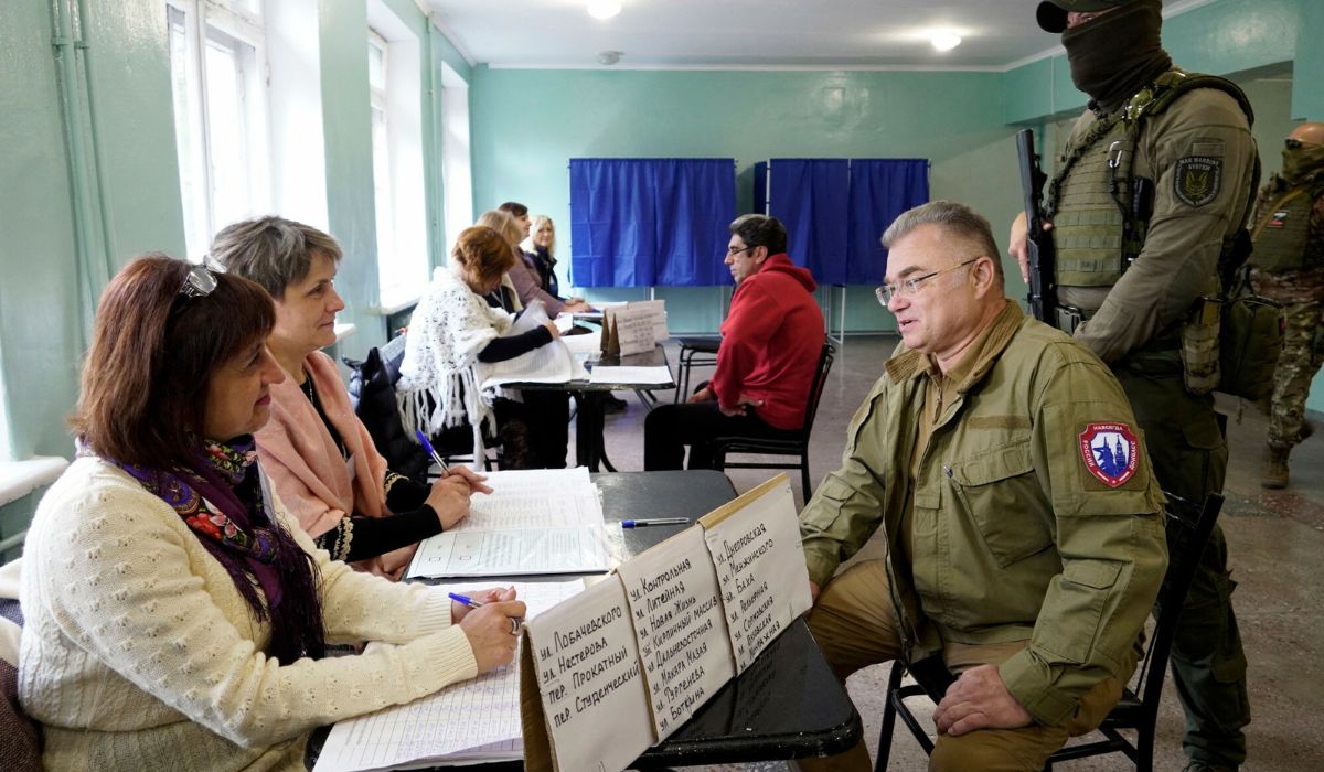Referenda Rosjan w Ukrainie były tak udane, że głosów było miejscami więcej niż mieszkańców