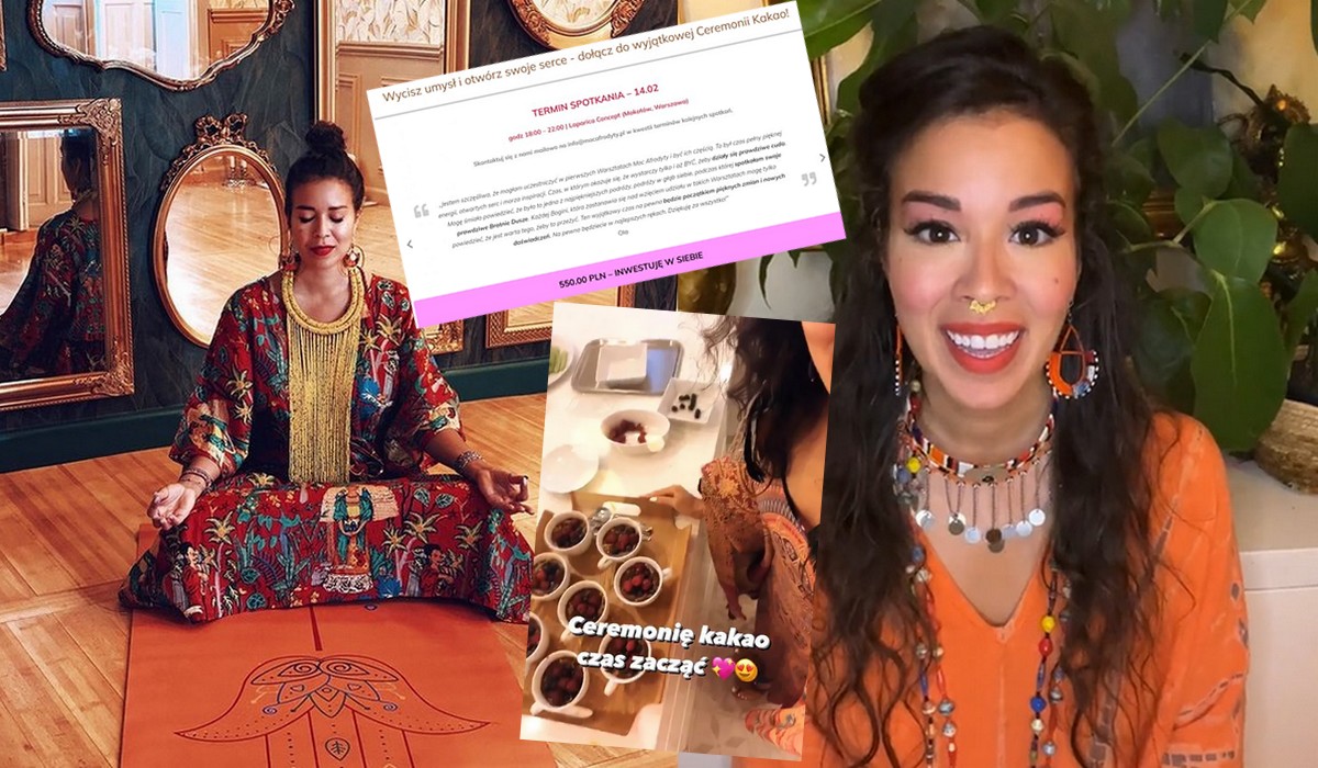 Niezmordowana Tamara Gonzalez od leczniczego bębenka sprzedaje teraz ceremonię kakao i "kąpiel w dźwiękach"