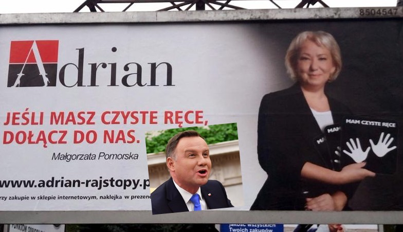 Właścicielka fabryki rajstop "Adrian" napisała list uwielbienia dla prezydenta