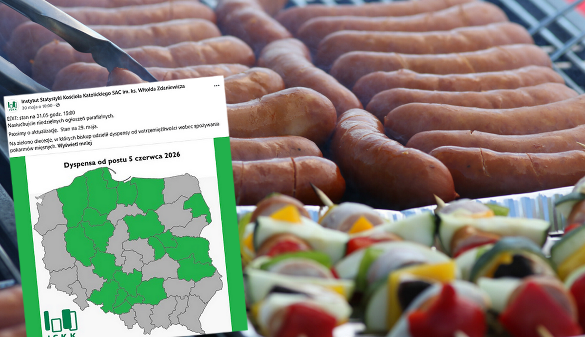 Większość Polski otrzymała dyspensę od Kościoła na grilla po Bożym Ciele