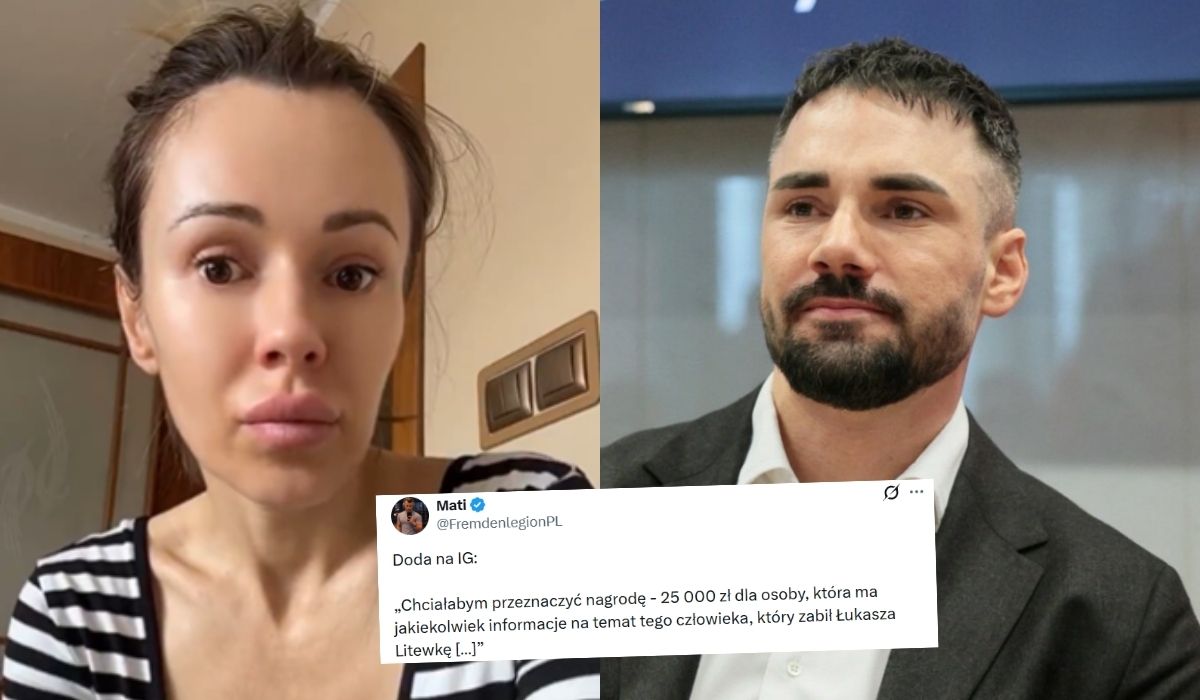 Doda ogłosiła 25 000 zł nagrody za informację "o tym kto za*ił Litewkę" 