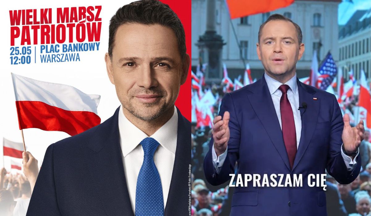 Warszawa: Nawrocki i Trzaskowski poprowadzą swoje marsze, ale będą się uprzejmie mijać