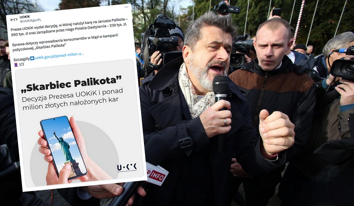UOKiK nałożył ponad milion zł kary na Palikota za jego dziwną kampanię pożyczkową
