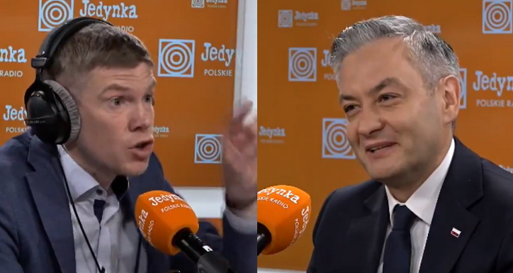 Dziennikarz Polskiego Radia strofuje Biedronia: pan nie chodzi do kościoła a mówi o kościele