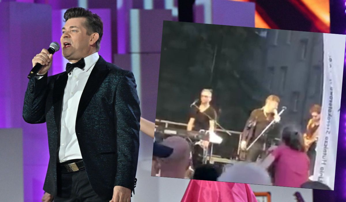 Zenek Martyniuk na koncercie dostał salwą jajek, wściekł się i zaprosił miotacza na scenę