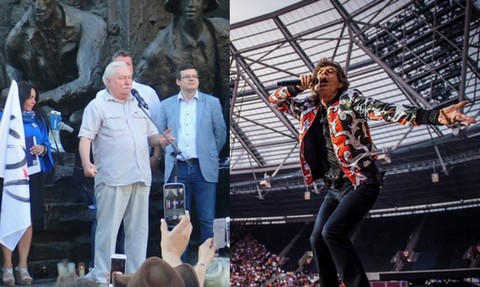 Wałęsa o słowach Jaggera: "Bardzo się cieszę, że jesteśmy w jakiejś symbiozie"