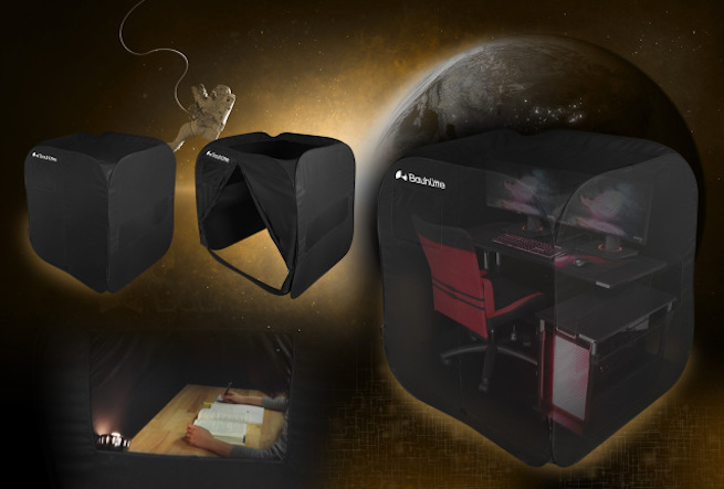 W Japonii zaczęły być popularne osobiste mini-namioty do pracy zdalnej