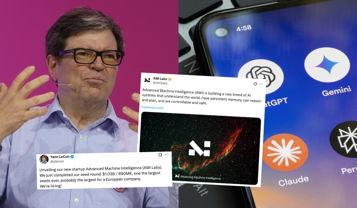 Yann LeCun chwali się, że zebrał miliard dolarów na budowę AI, która "zrozumie" nasz fizyczny świat