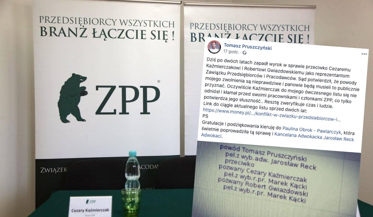 Sąd zdecydował: Związek Pracodawców i Przedsiębiorców nielegalnie zwolnił jednego z założycieli xD