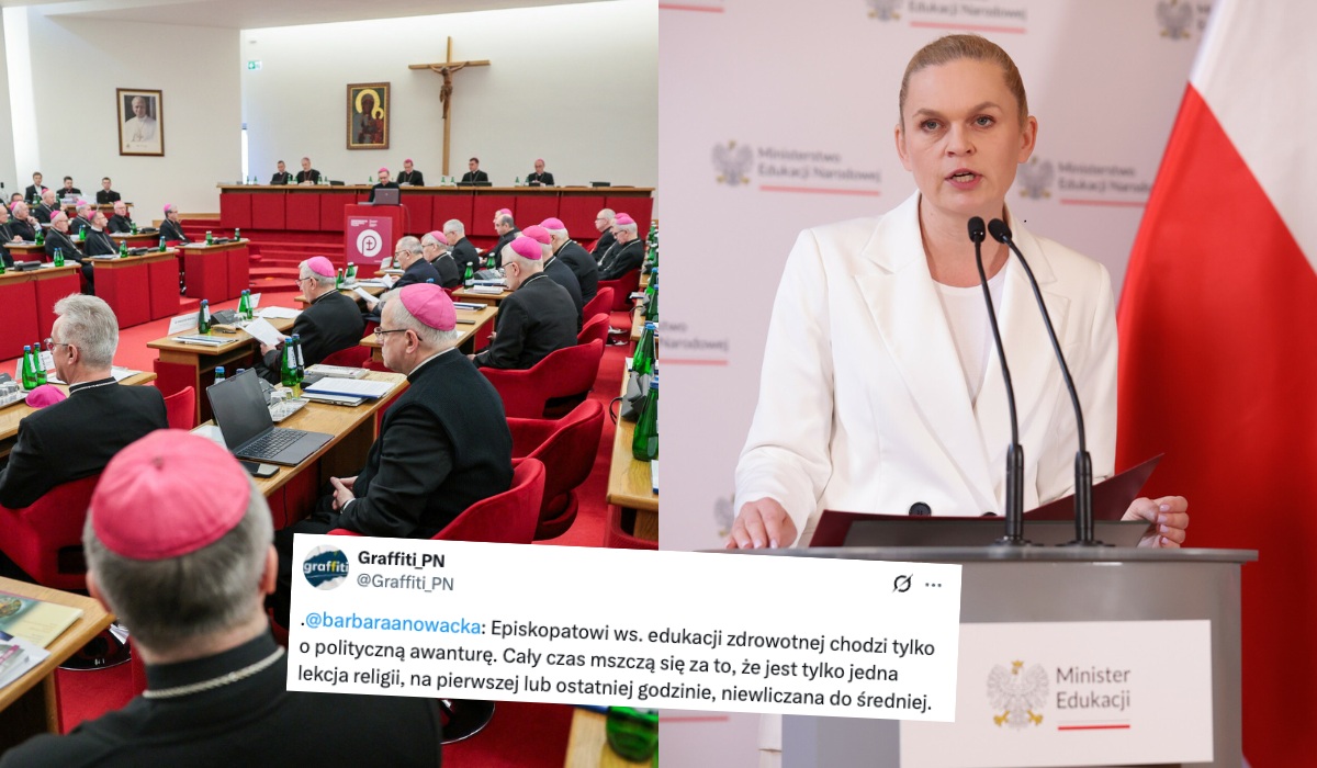 Minister Edukacji krytykuje biskupów za krytykowanie edukacji zdrowotnej