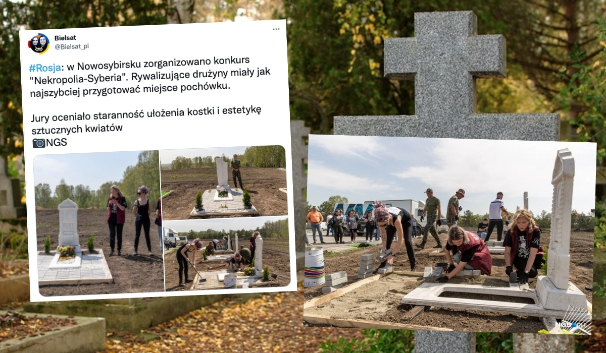 W Rosji zorganizowano po raz pierwszy konkurs zdobienia grobów, bo chyba przybywa okazji