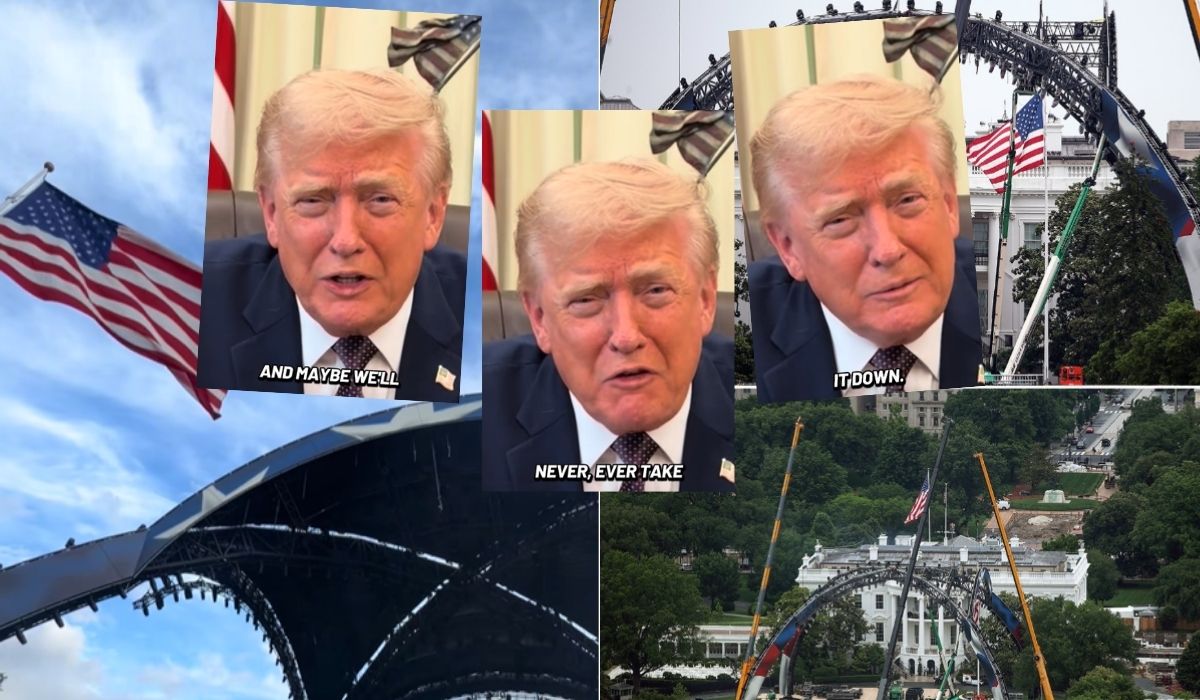 Trump ogłosił, że arena UFC pod Białym Domem to trochę taka wieża Eiffla i mogłaby tam zostać na stałe