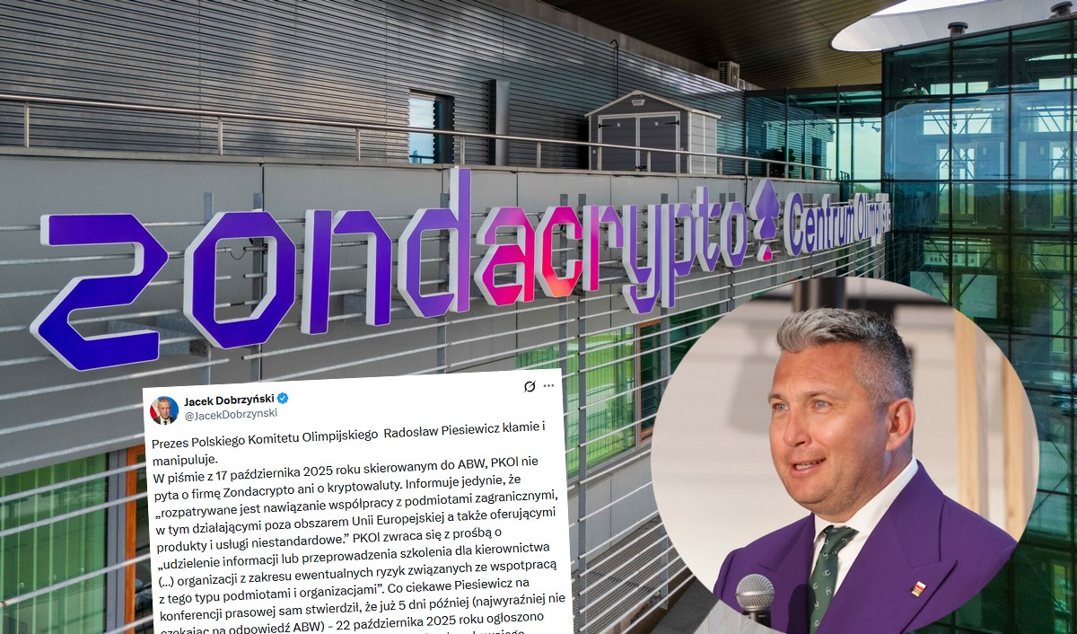 Prezes PKOl tłumaczy się ze współpracy z Zondacrypto i twierdzi, że nie ma sobie nic do zarzucenia