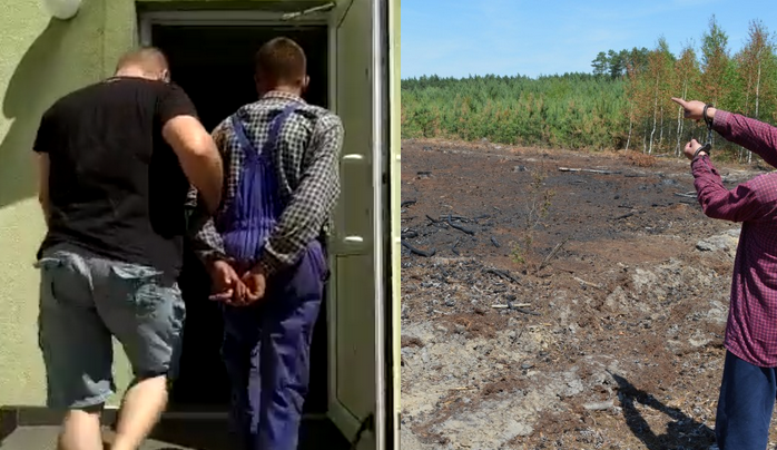 Policjanci złapali ekoterrorystę, który podpalał lasy pod Poznaniem