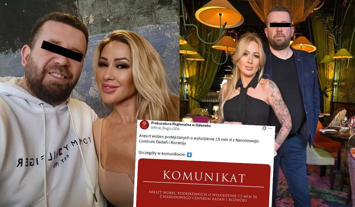 Mąż Sylwii Peretti wśród zatrzymanych za wyłudzenia i przekręty na oczyszczaniu Bałtyku