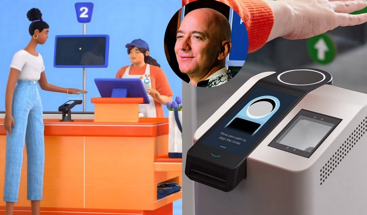 Amazon wprowadził w swoich sklepach możliwość płacenia skanem dłoni
