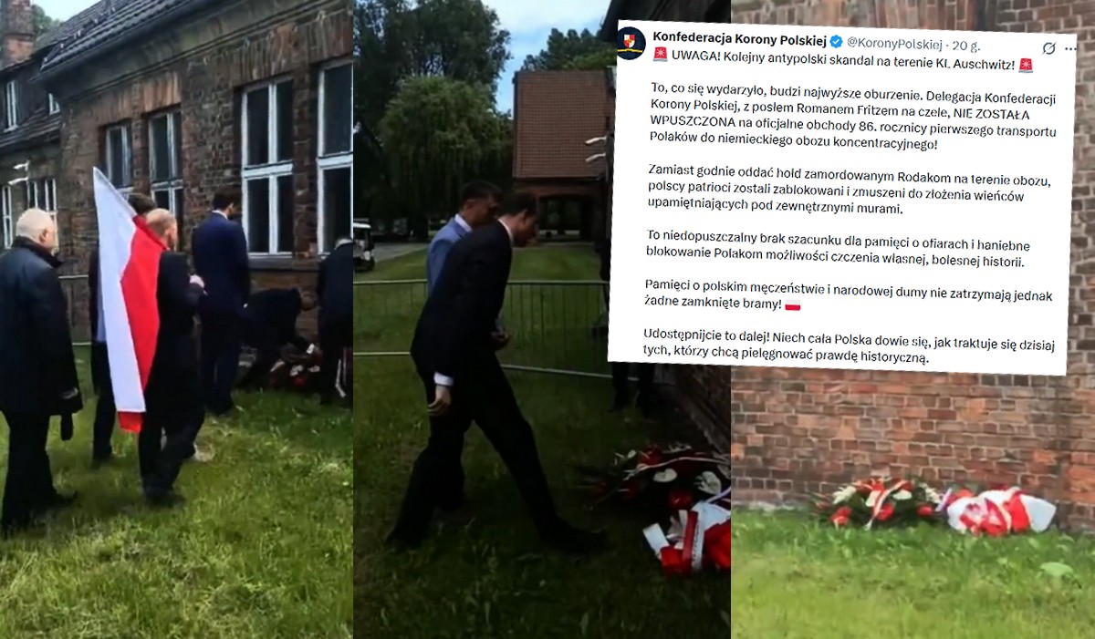 Delegacja Brauna nie została wpuszczona do Muzeum Auschwitz-Birkenau i grzmi o skandalu