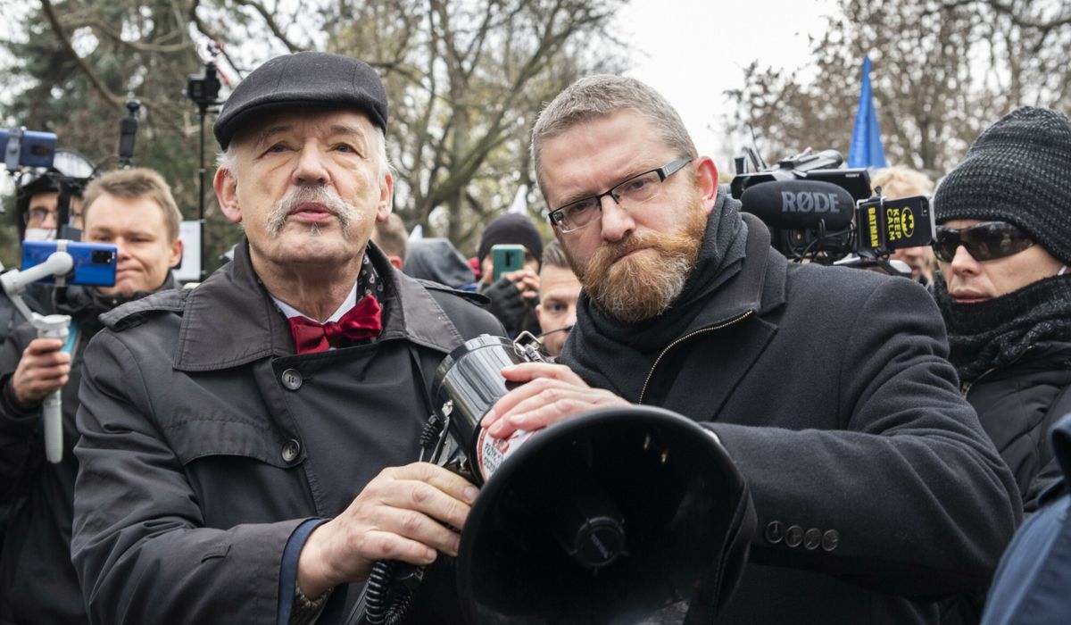 Konfederacja trzeszczy: konflikt pogłębia się, Braun stoi po stronie Korwina-Mikke