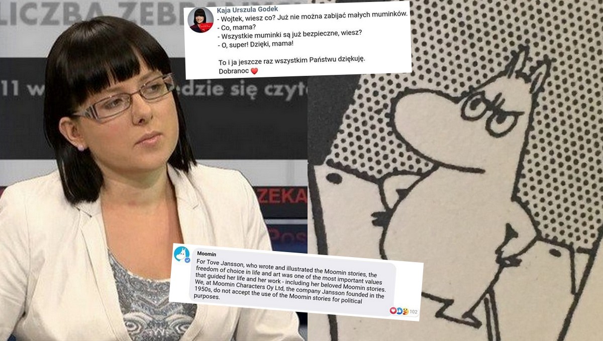 Fundacja dysponująca prawami do Muminków nie chce, żeby Kaja Godek używała ich do propagandy