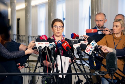 Mazurek o pracy syna ministra Kamińskiego: Kaczyński nic nie wiedział