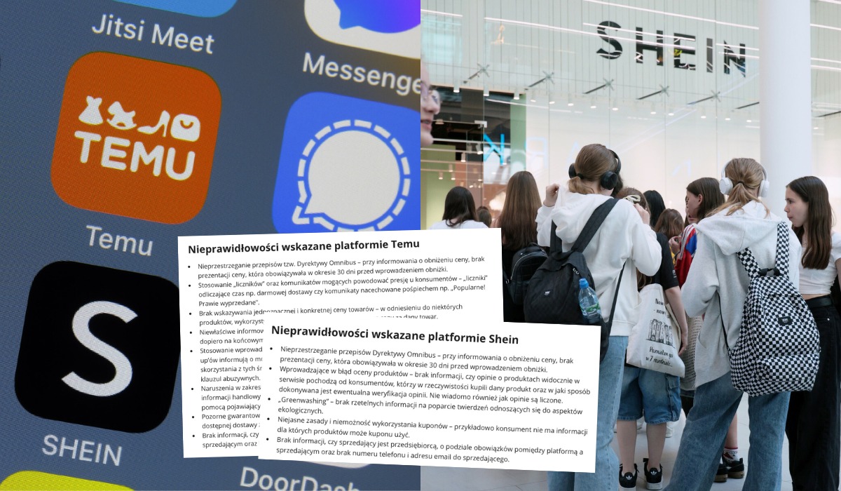 Ministerstwo sprawdza, jak bardzo Shein i Temu przeginają w manipulacji klientami